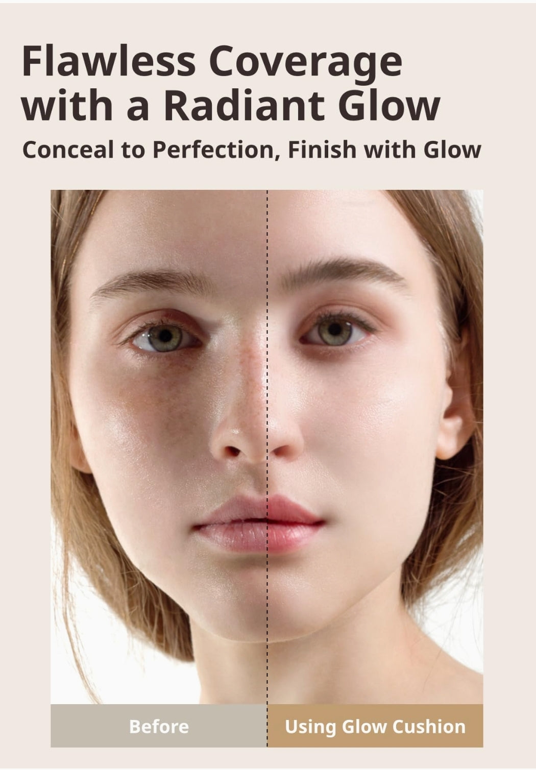 MISSHA Glow Cushion for Fair Skin Radiant & Moisturizing Skin with Buildable Coverage MISSHA Glow Cushion for Fair Skin Radiant & Moisturizing Skin with Buildable Coverage