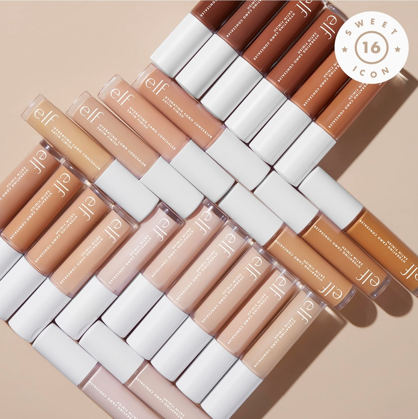 e.l.f Cosmetics Hydrating Camo Concealer, Lightweight, Full Coverage, Long Lasting, Conceals, Corrects, Covers, Hydrates, Highlights, Satin Finish e.l.f Cosmetics Hydrating Camo Concealer, Lightweight, Full Coverage, Long Lasting, Conceals, Corrects, Covers, Hydrates, Highlights, Satin Finish