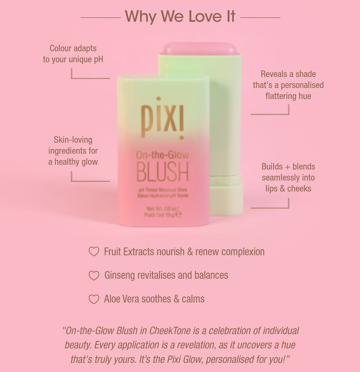 PIXI On The Glow Cream Blush