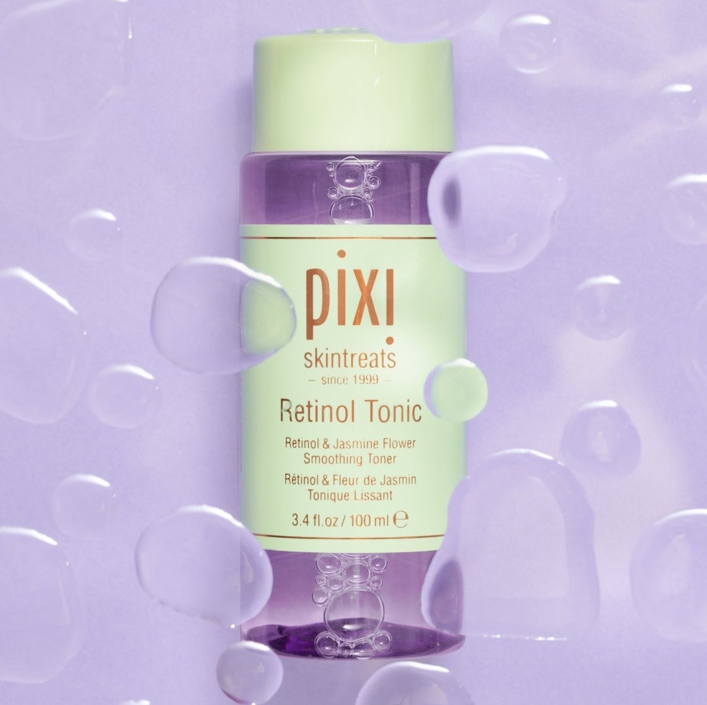 Pixi Retinol Tonic, Smoothing & Firming Facial Toner, Enhanced with Peptides to Boost Collagen Production, Alcohol-Free Daily Rejuvenating Toner