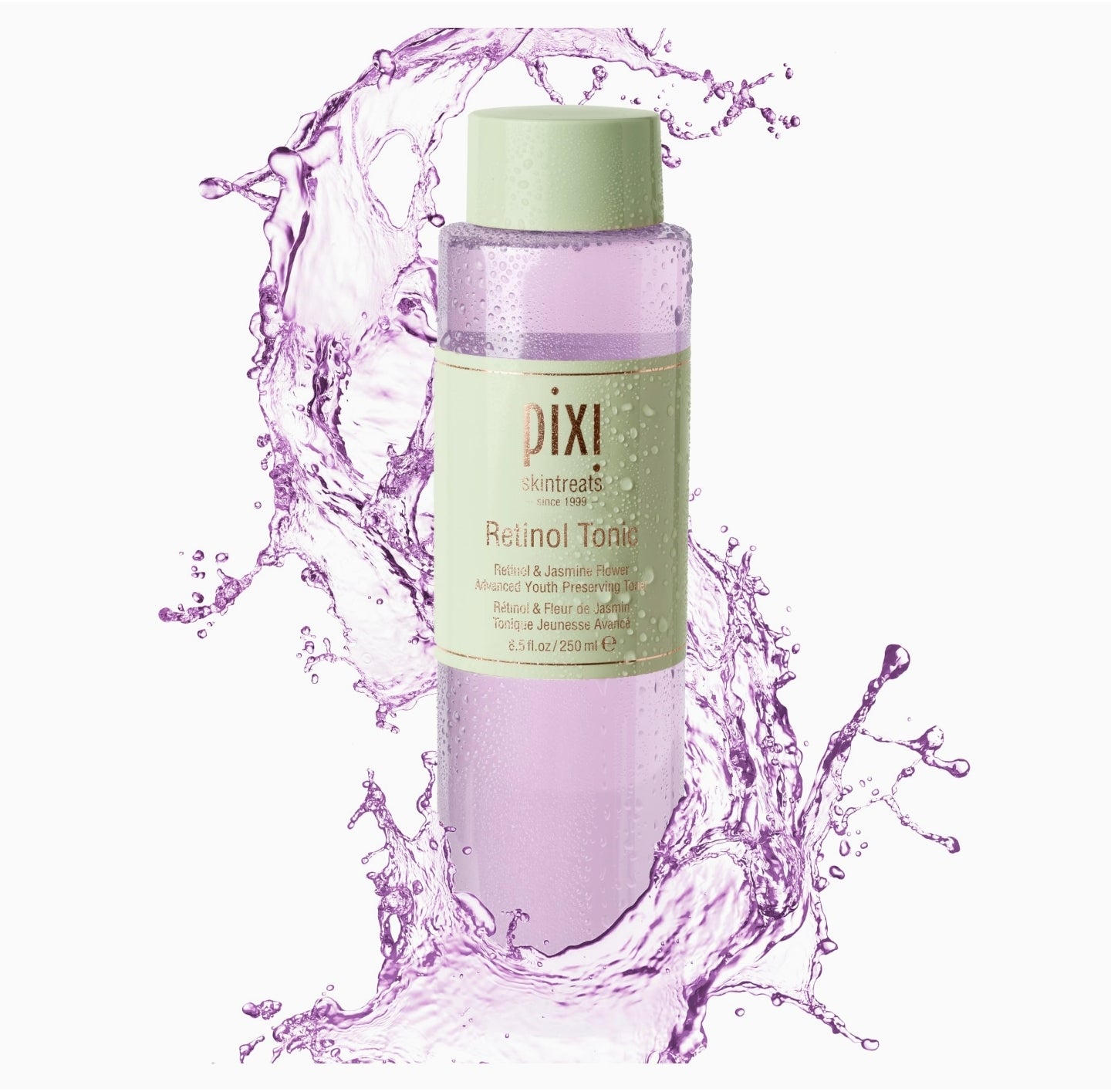 Pixi Retinol Tonic, Smoothing & Firming Facial Toner, Enhanced with Peptides to Boost Collagen Production, Alcohol-Free Daily Rejuvenating Toner