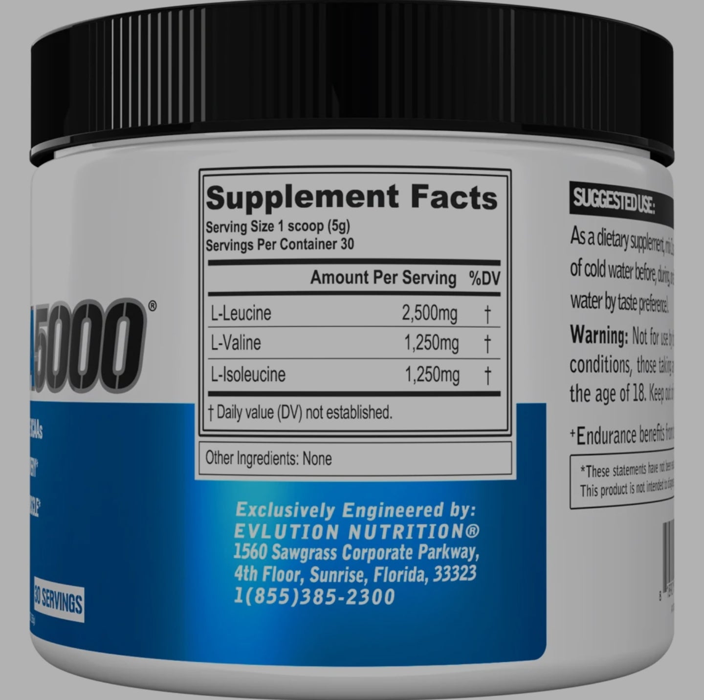BCAA5000, Unflavored, 5.3 oz (150 g) BCAA5000, Unflavored, 5.3 oz (150 g)