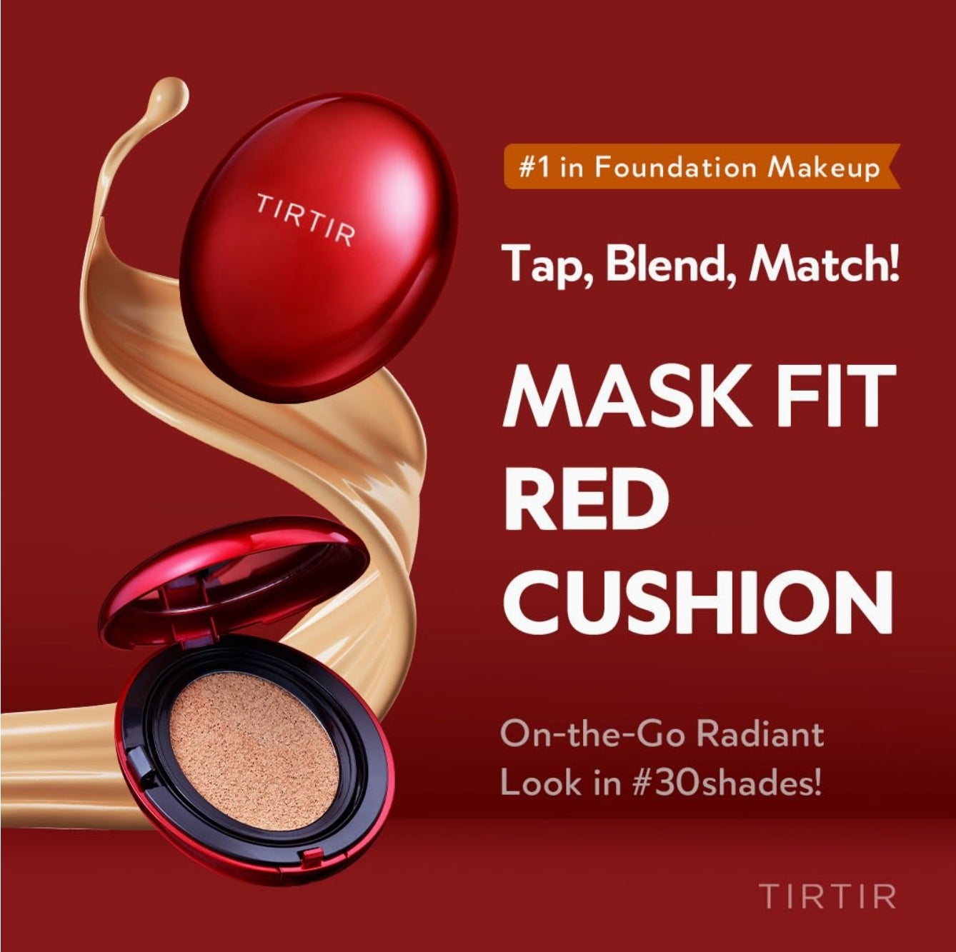 TIRTIR Mask Fit Red Cushion Foundation | Japan's No.1 Choice for Glass skin, Long-Lasting, Lightweight, Buildable Coverage, Semi-Matte TIRTIR Mask Fit Red Cushion Foundation | Japan's No.1 Choice for Glass skin, Long-Lasting, Lightweight, Buildable Coverage, Semi-Matte