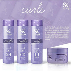 Sarah K professional  curly hair set