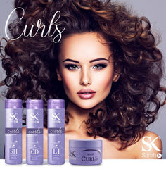 Sarah K professional  curly hair set