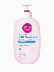 eos Shea Better Body Lotion- Fresh & Cozy, 24-Hour Moisture Skin Care, Lightweight & Non-Greasy, Made with Natural Shea, Vegan, 16 Fl Oz