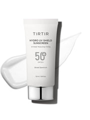 TIRTIR Hydro UV Shield Sunscreen, SPF 50+ UVA/UVB Protection, 1.69 Fl Oz (Pack of 1) | Lightweight, No White Cast, Non-greasy, Korean Sunscreen