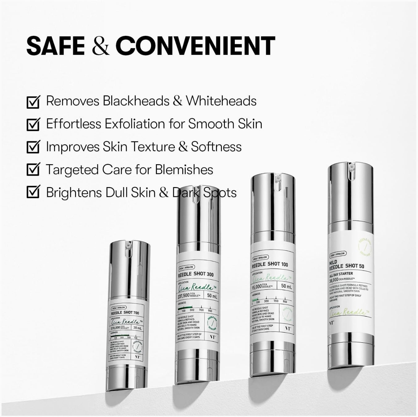 VT COSMETICS CICA Reedle Shot 100, Daily Night Exosome Microneedling Serum, 1.69Fl Oz (50ml) | Centella Asiatica, Hyaluronic Acid, Propolis, Soft Skin VT COSMETICS CICA Reedle Shot 100, Daily Night Exosome Microneedling Serum, 1.69Fl Oz (50ml) | Centella Asiatica, Hyaluronic Acid, Propolis, Soft Skin