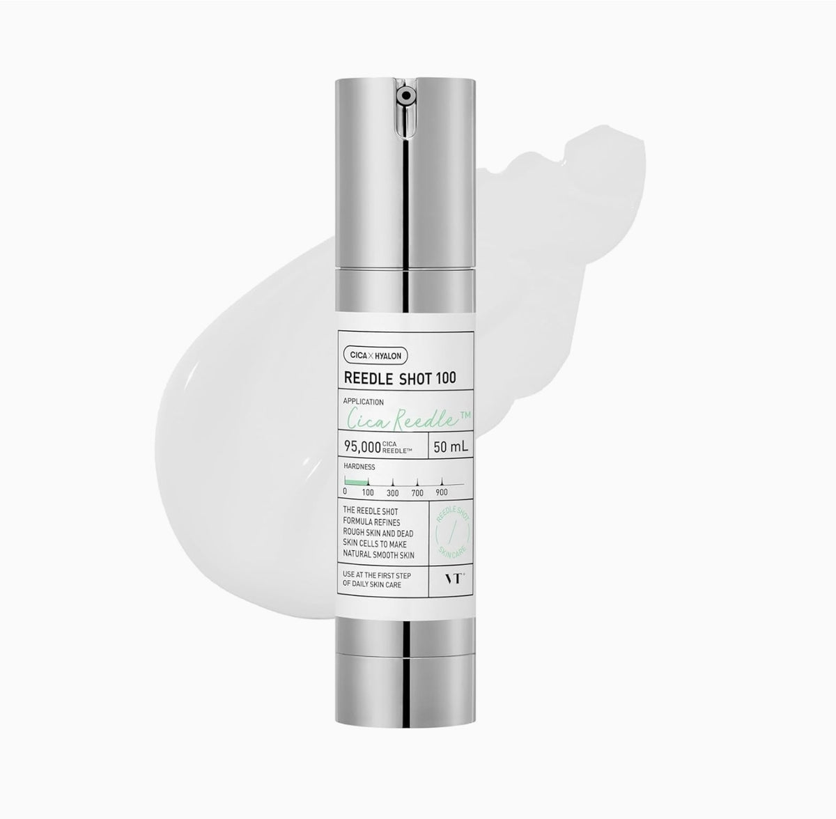 VT COSMETICS CICA Reedle Shot 100, Daily Night Exosome Microneedling Serum, 1.69Fl Oz (50ml) | Centella Asiatica, Hyaluronic Acid, Propolis, Soft Skin