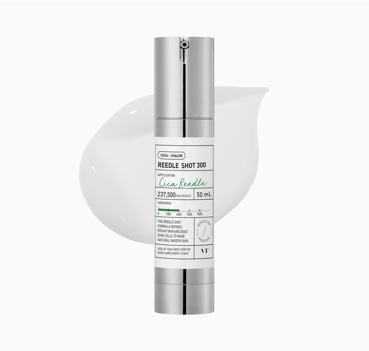 VT COSMETICS CICA Reedle Shot 300 Microneedling Serum, 1.69Fl Oz (50ml) | Advanced Night Exosome, Centella Asiatica, Hyaluronic Acid, Propolis