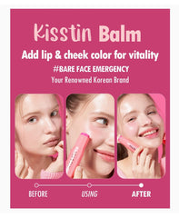 KAHI BALM SERIES | Kisstin Balm Stick - Skin-Refining Face Balm Moisturizer & Makeup Stick