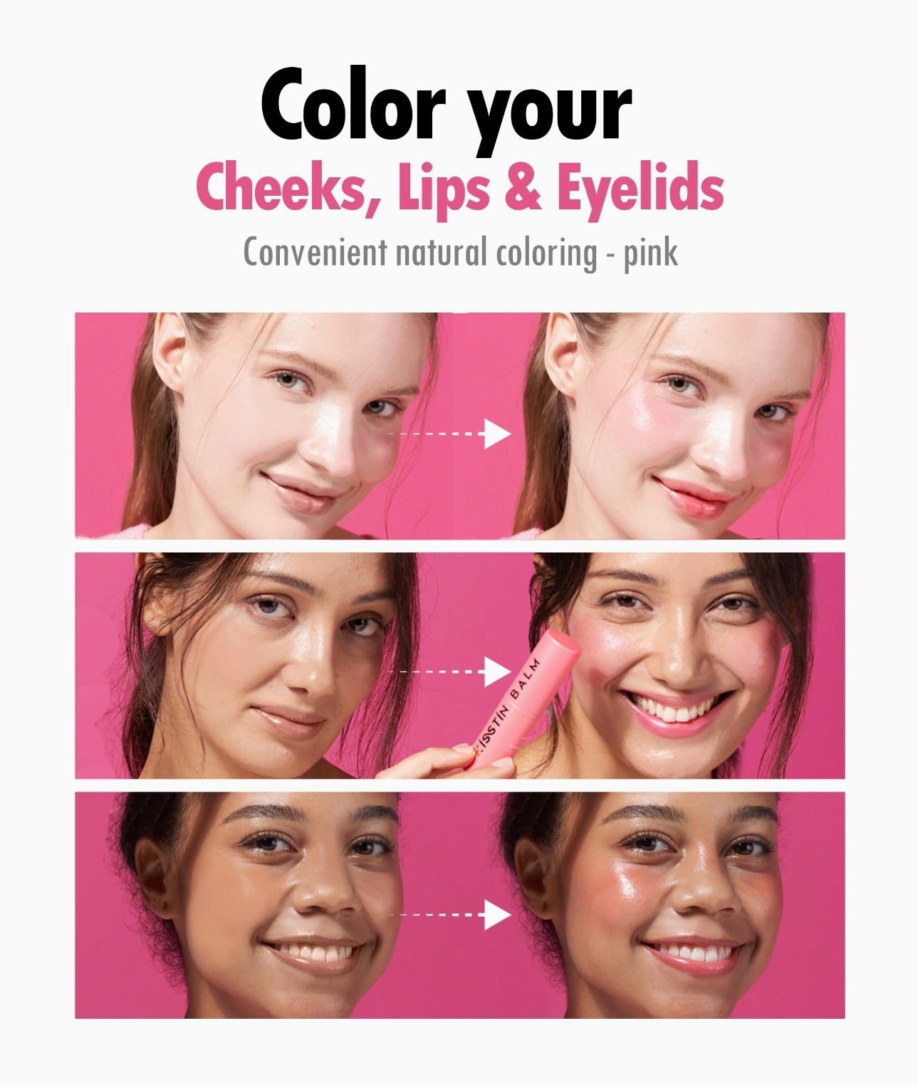 KAHI BALM SERIES | Kisstin Balm Stick - Skin-Refining Face Balm Moisturizer & Makeup Stick KAHI BALM SERIES | Kisstin Balm Stick - Skin-Refining Face Balm Moisturizer & Makeup Stick