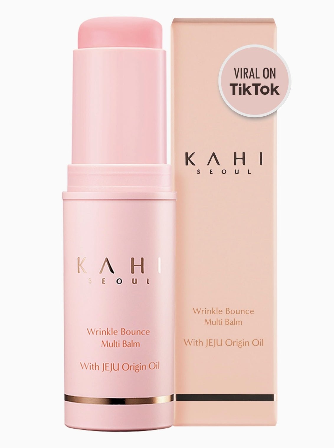 KAHI BALM SERIES | Wrinkle Bounce Multi Balm Stick | All-in-One Hydrating Lip Balm Eye Cream Neck Cream Make Up Base & Face Mist Moisture Balm Stick