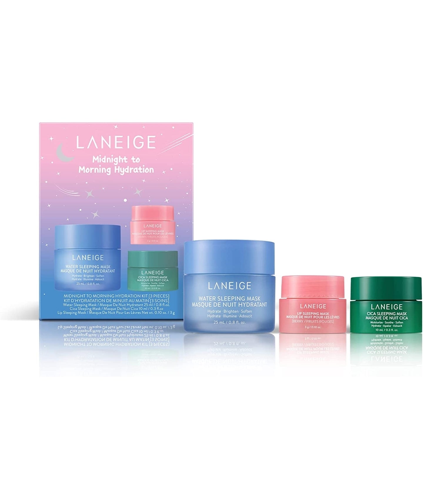 LANEIGE Water Sleeping Mask: Visibly Brighten, Boost Hydration, Squalane, Sleep biome