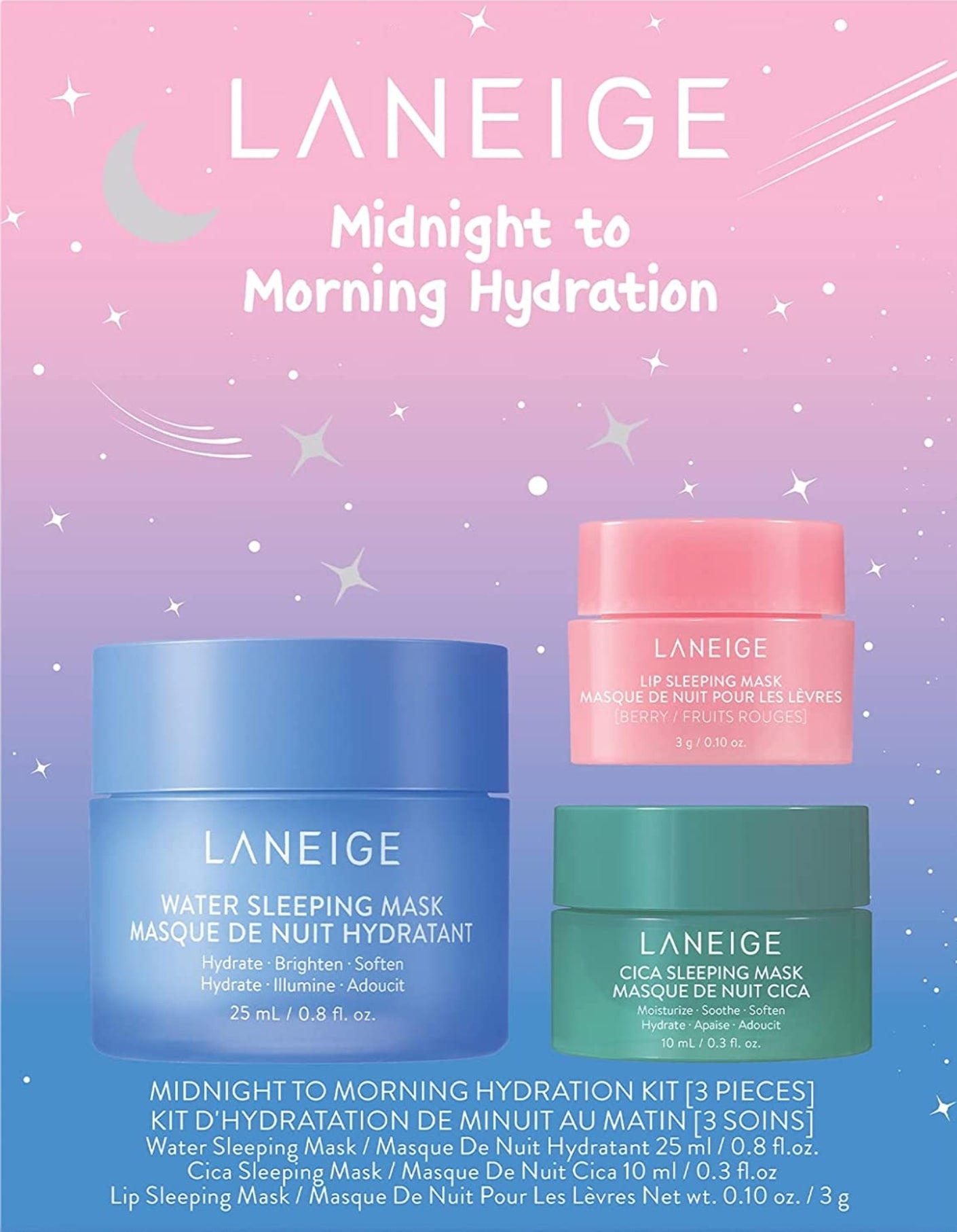 LANEIGE Water Sleeping Mask: Visibly Brighten, Boost Hydration, Squalane, Sleep biome LANEIGE Water Sleeping Mask: Visibly Brighten, Boost Hydration, Squalane, Sleep biome