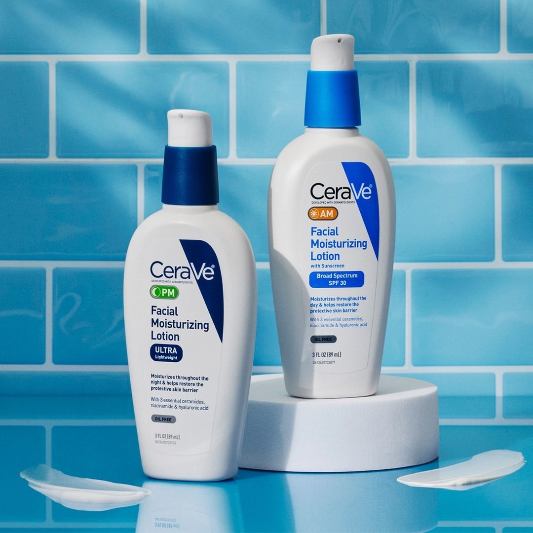 AM Facial Moisturizing Lotion with Sunscreen( box damaged during shipping Bottle is perfect and new ) AM Facial Moisturizing Lotion with Sunscreen( box damaged during shipping Bottle is perfect and new )