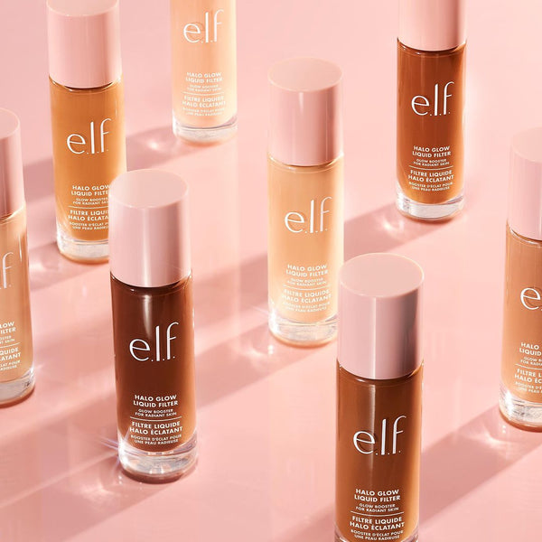 e.l.f Cosmetics Halo Glow Liquid Filter, Complexion Booster For A Glow –  Nature & Pure