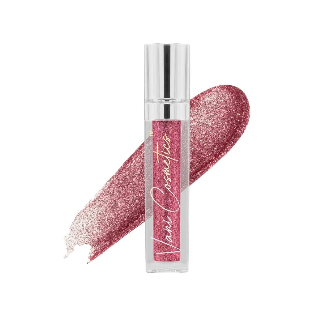 Vani Cosmetics Unveiled Lip Gloss
Non-sticky, Sparkly and Hydrating Gloss