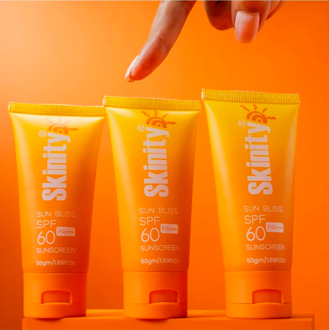 Skinity Sun bliss SPF60
Sunscreen 50g