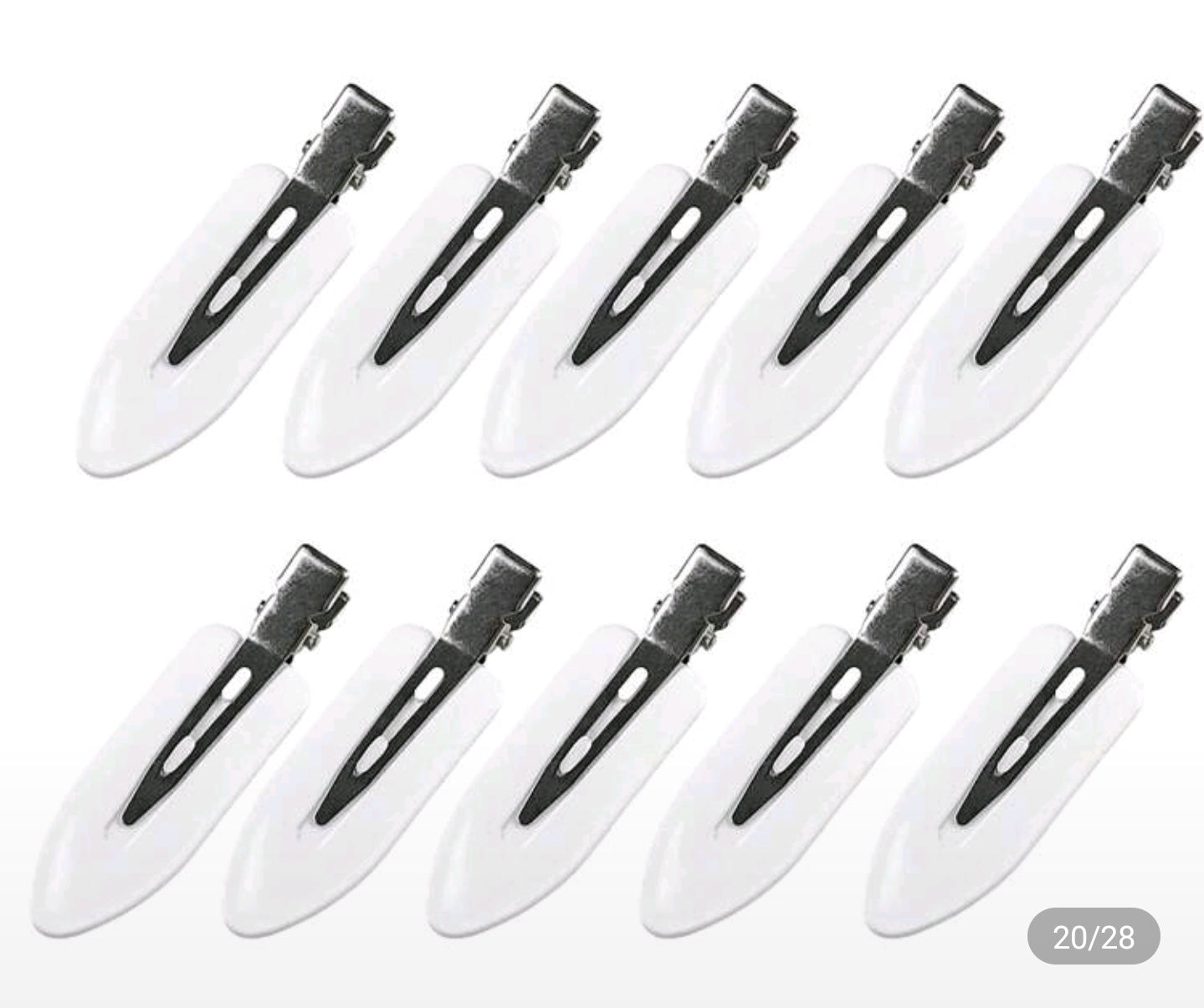 8 pieces/Set Of Exquisite Solid Color Hairpin Vintage Seamless Hairpin Fringe Clip Casual Makeup Face Wash Hairpin