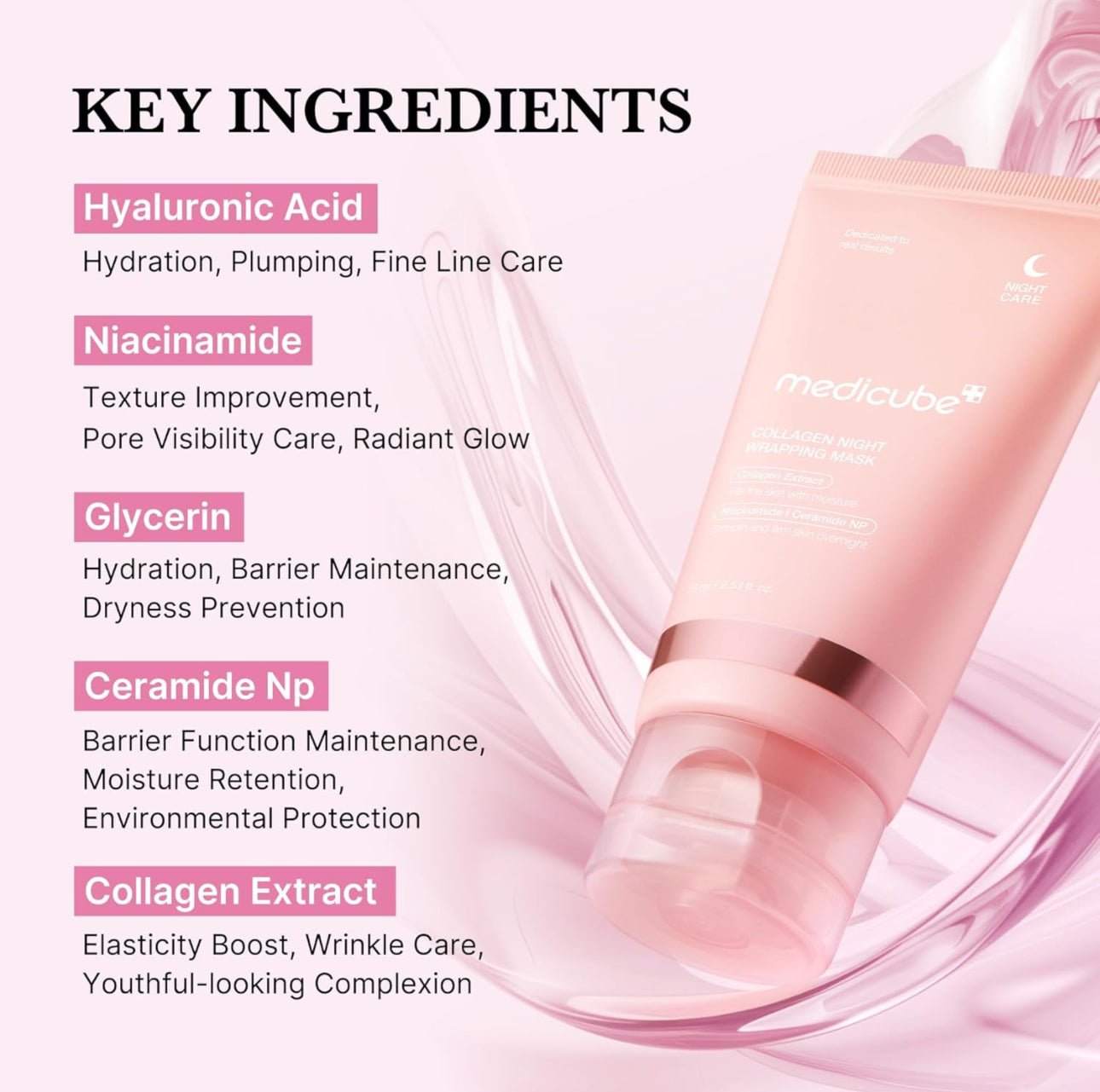Medicube Collagen Night Wrapping Mask 75ml Medicube Collagen Night Wrapping Mask 75ml