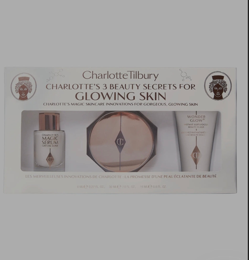 Three Beauty Secrets for Glowing Skin Set Three Beauty Secrets for Glowing Skin Set