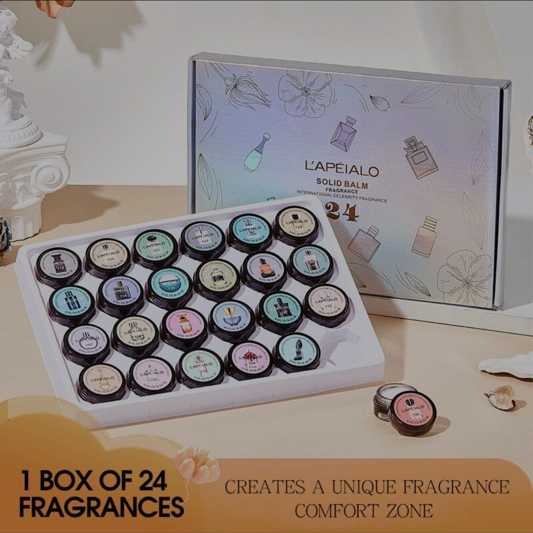 LAPEIALO Solid Perfume Gift Set (24 in 1 Collection)