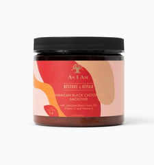 As I Am Jamaican Black Castor Oil Smoothie 16 oz - with Ceramide, Vitamin C & E - Enhanced Curl Definition - Lightweight - Strong Hold - Flake Free - Reduces Breakage & Tangles