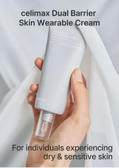 celimax Dual Barrier Skin Wearable Cream | Long Lasting Cream Face Moisturizer with Ceramides, Hyaluronic Acid, Moisturizing, Hydrating, Soothing, Repairing, Day & Night Cream, 50ml