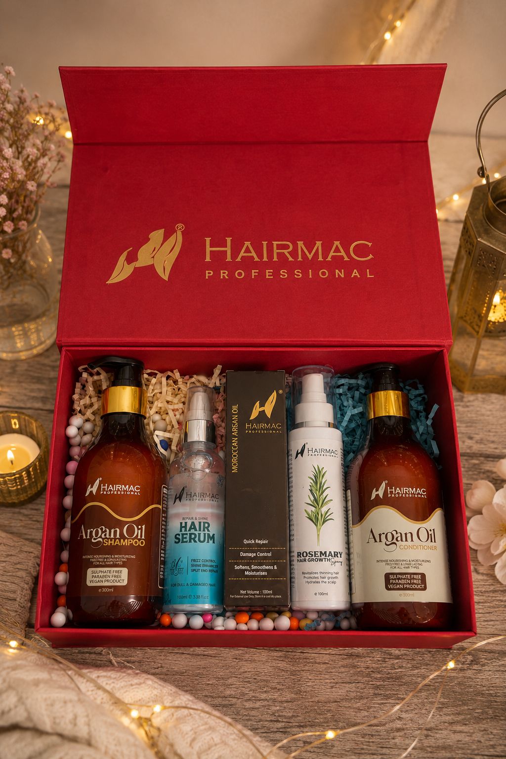 HAIRMAC PROFESSIONALS argan oil hair Care kit (Gift Set)