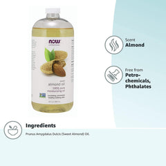 Now Foods, Solutions, Sweet Almond Oil 16fl oz