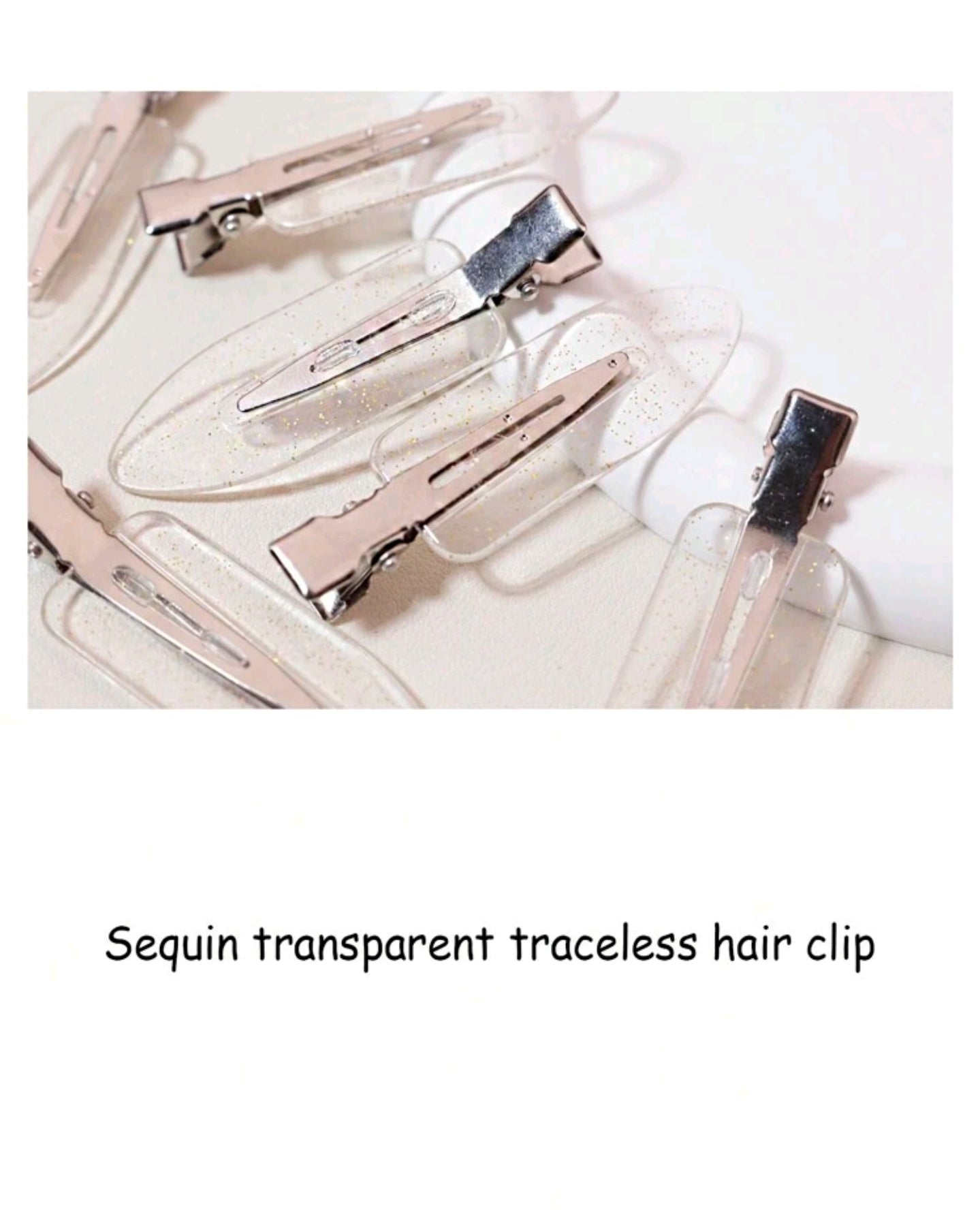 8 pieces/Set Of Exquisite Solid Color Hairpin Vintage Seamless Hairpin Fringe Clip Casual Makeup Face Wash Hairpin