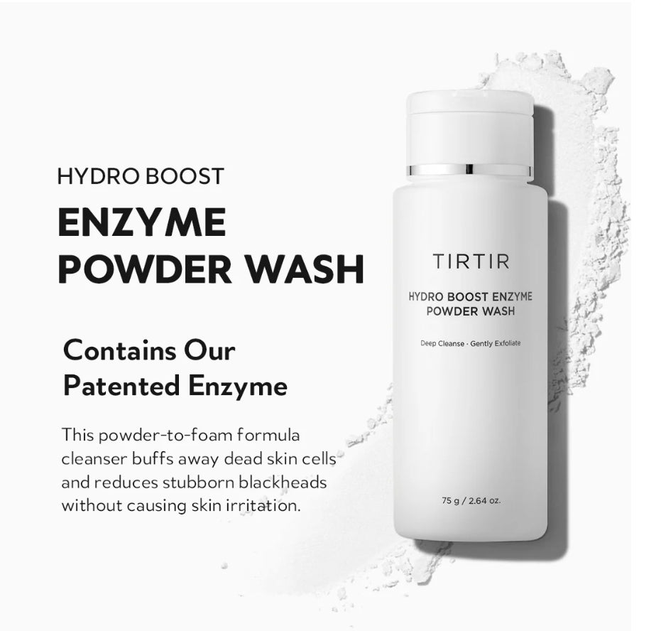Tirtir Hydro Boost Enzyme Powder Wash 75g
