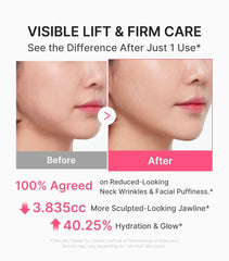 Medicube PDRN Collagen Gua Sha Neck Wrinkle Cream - Firming, Contour Care
Built-In Gua Sha Massager with Volufiline 5% - 3.17 oz