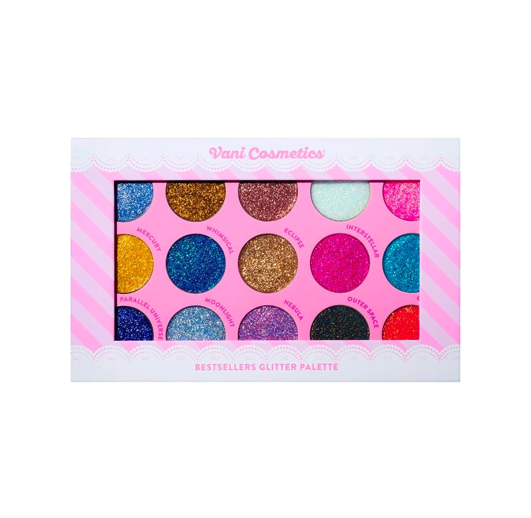 Vani cosmetics Bestsellers Palette (15 Glitters)