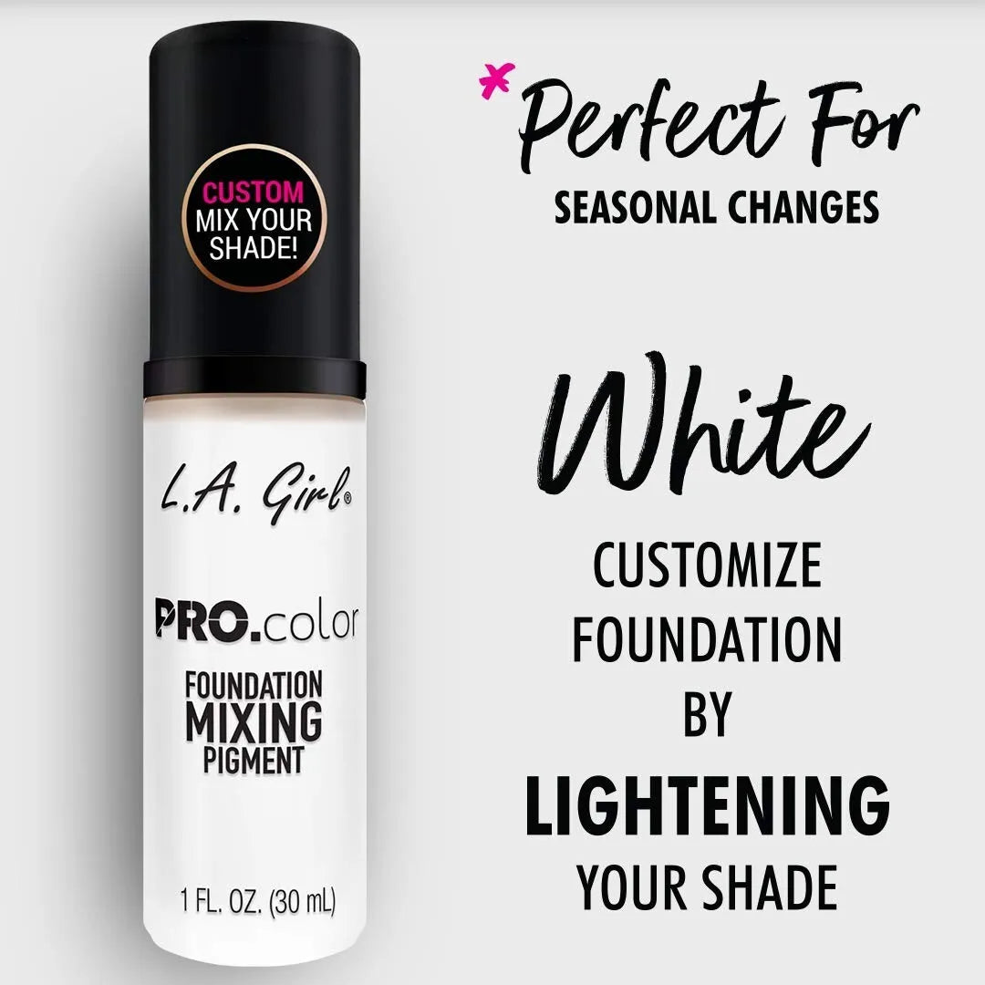 L.A. Girl Pro Matte Mixing Pigment ,1Floz L.A. Girl Pro Matte Mixing Pigment ,1Floz