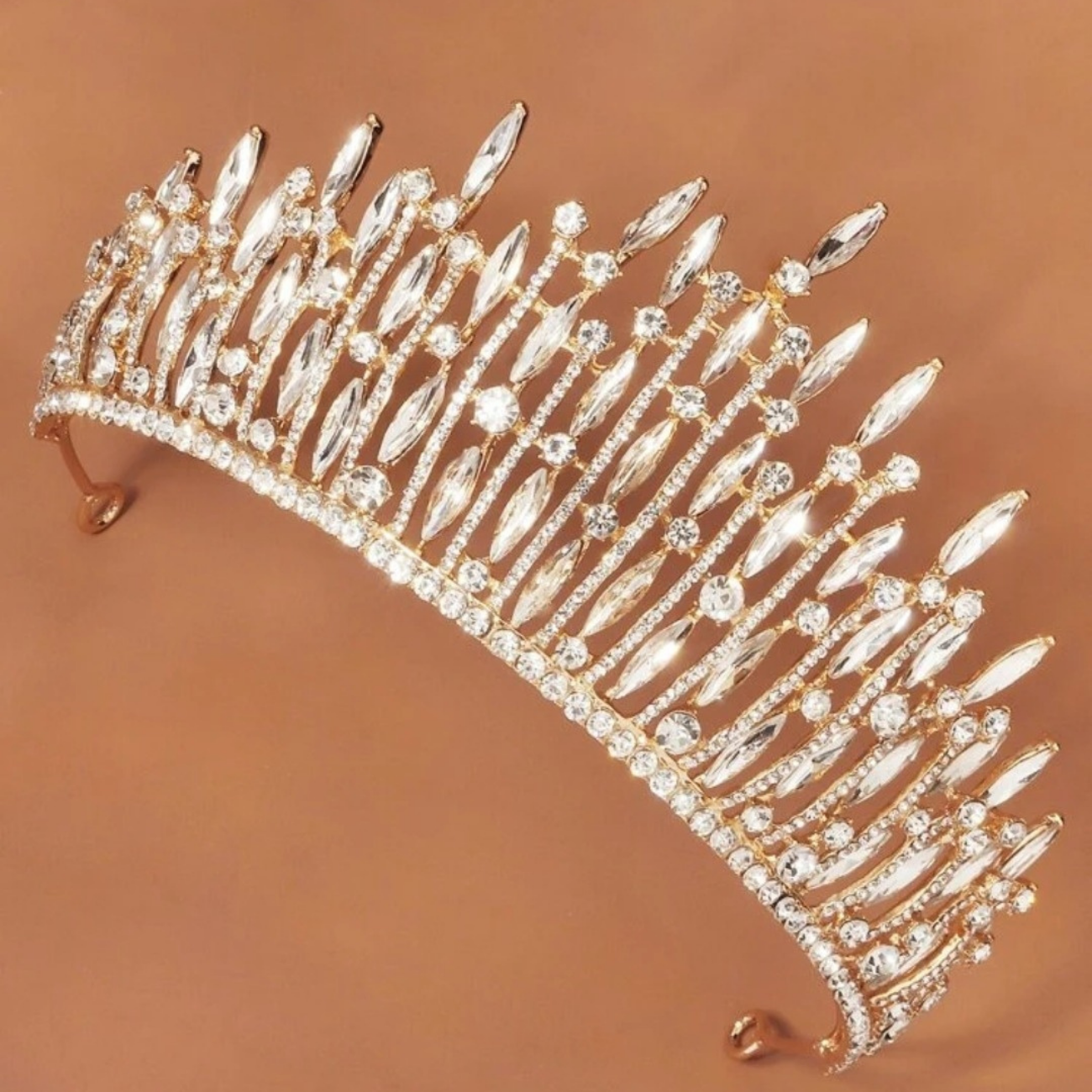 Rhinestone crown design wedding headband Rhinestone crown design wedding headband