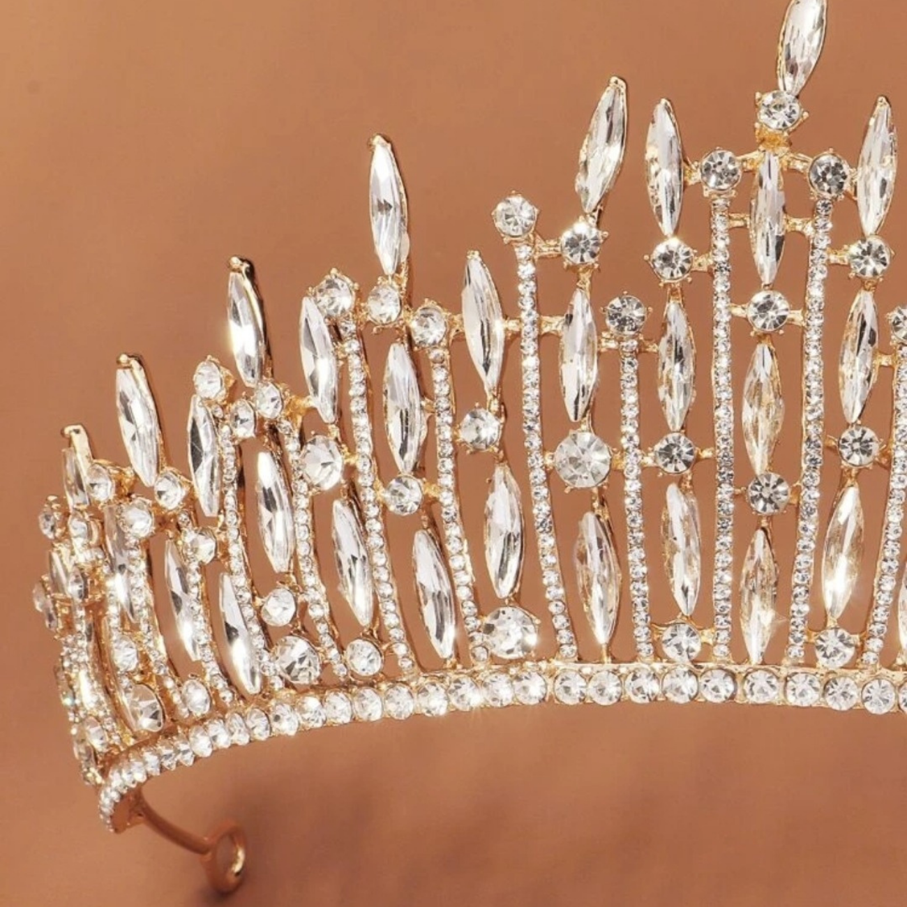 Rhinestone crown design wedding headband Rhinestone crown design wedding headband