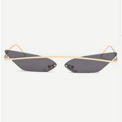 Rimless cat eye sunglasses
