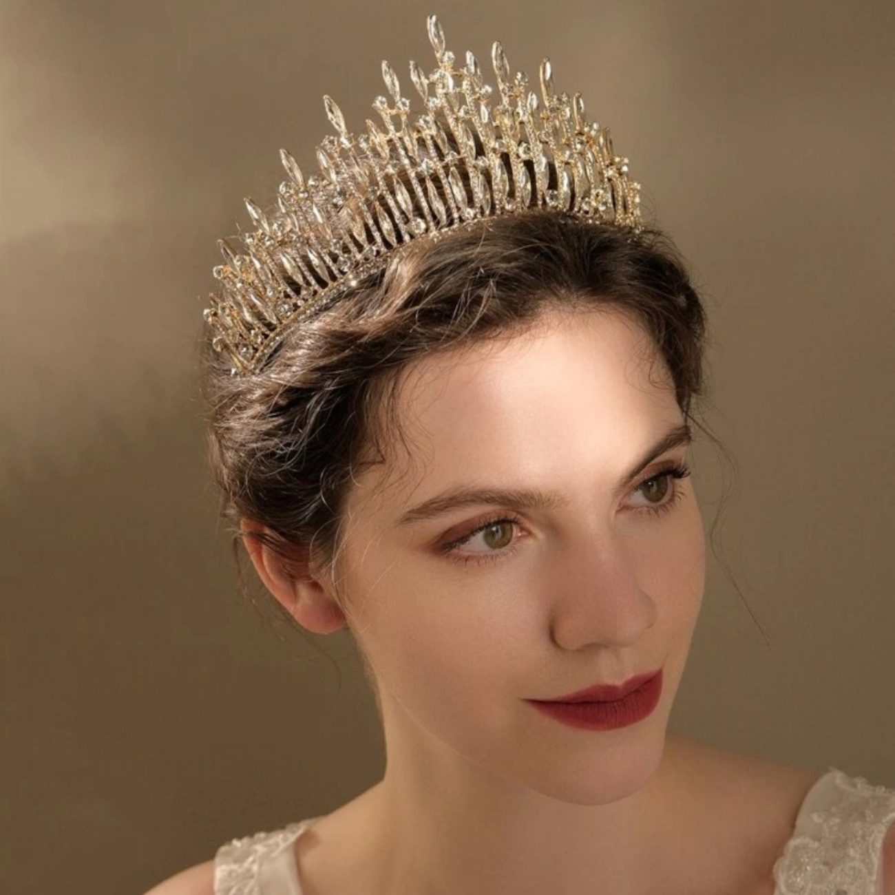 Rhinestone crown design wedding headband Rhinestone crown design wedding headband