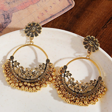 Load image into Gallery viewer, Vintage Jewelry Women&#39;s Long Gold Tassel Gypsy Indian Earrings Women&#39;s