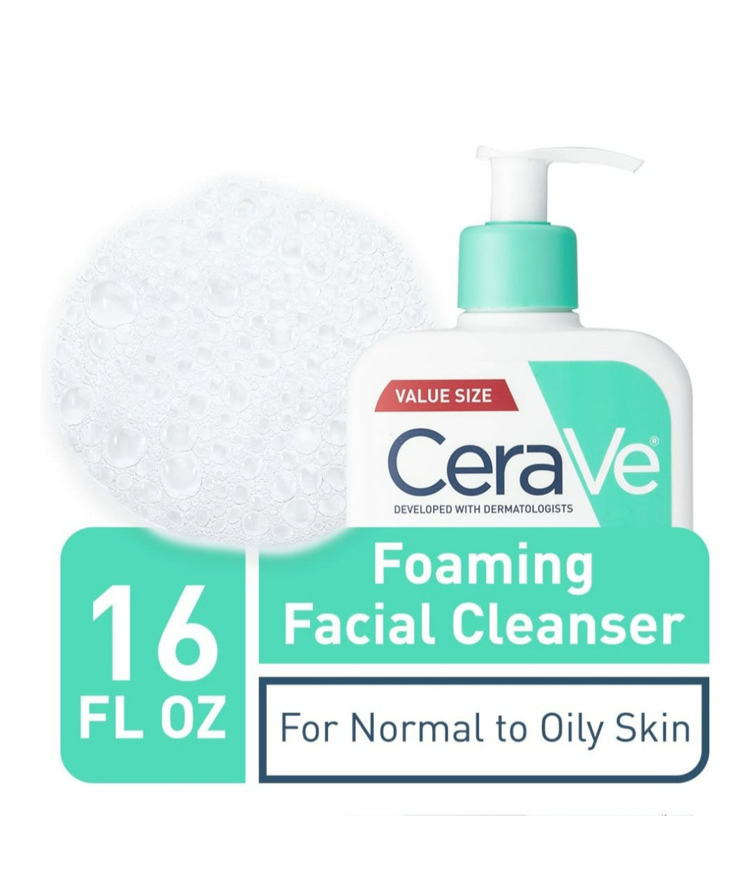 Foaming Facial Cleanser, For Normal to Oily