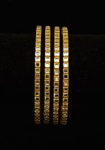Load image into Gallery viewer, Brass kundan bangles. ( 4 bangles )