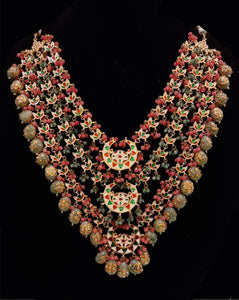 Designer Amyra long layered Mala set.