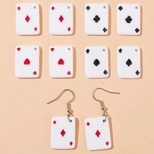 Load image into Gallery viewer, Cards earrings