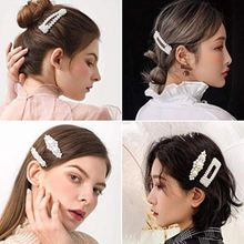 Load image into Gallery viewer, Pearl Hair Barrettes 