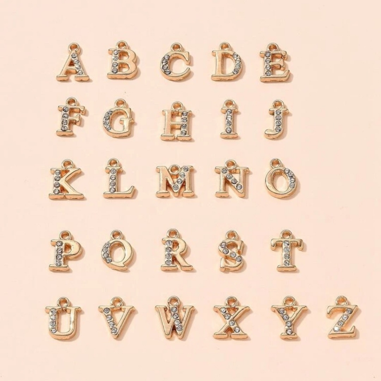Gold Initial Letter Pendant Gold Initial Letter Pendant