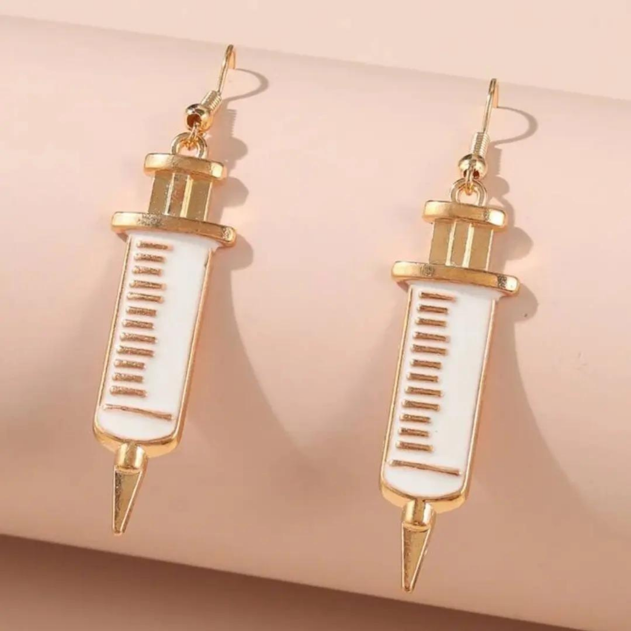 Medical charm drop Earrings. Medical charm drop Earrings.