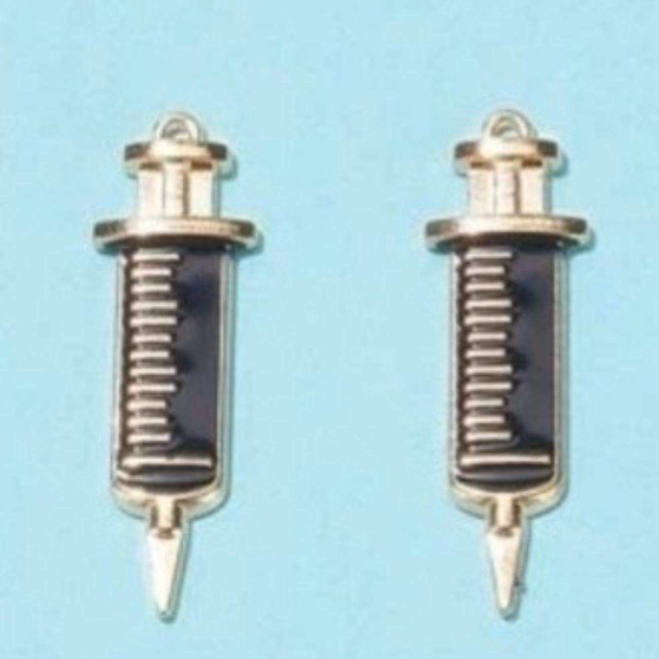 Medical charm drop Earrings. Medical charm drop Earrings.