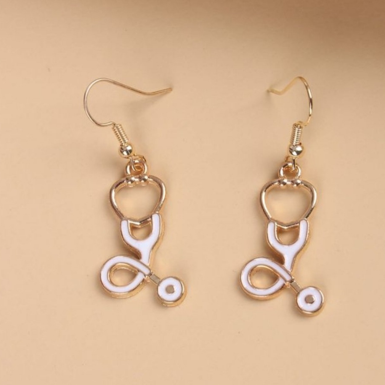 Medical charm drop Earrings. Medical charm drop Earrings.